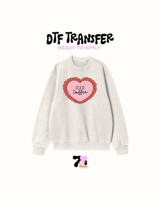 Iced coffee - DTF Transfer