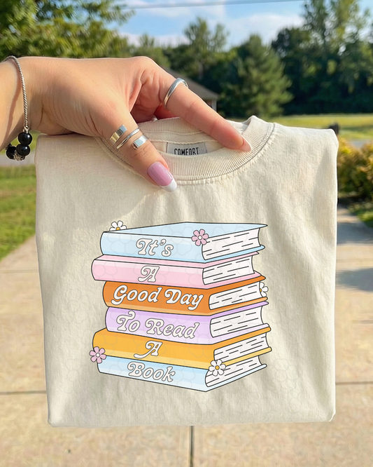 Its good day to read a book- DTF Transfers