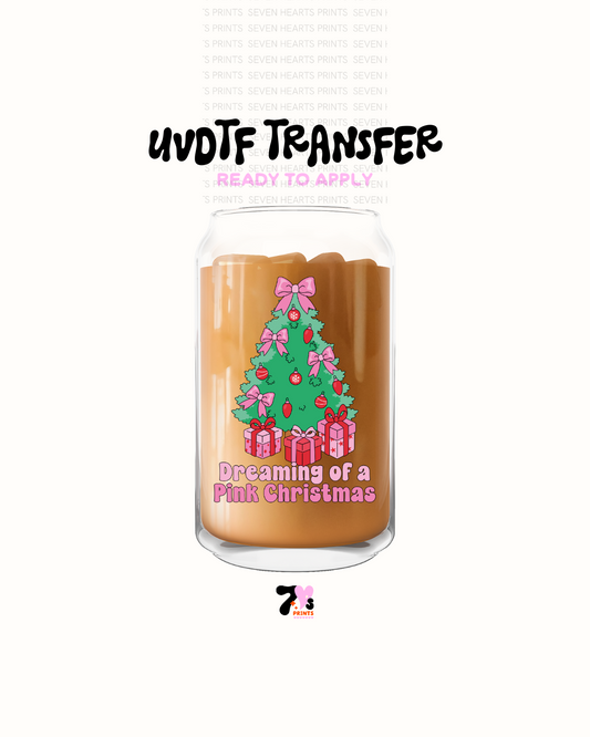 Dreaming of pink xmas - UVDTF Decal