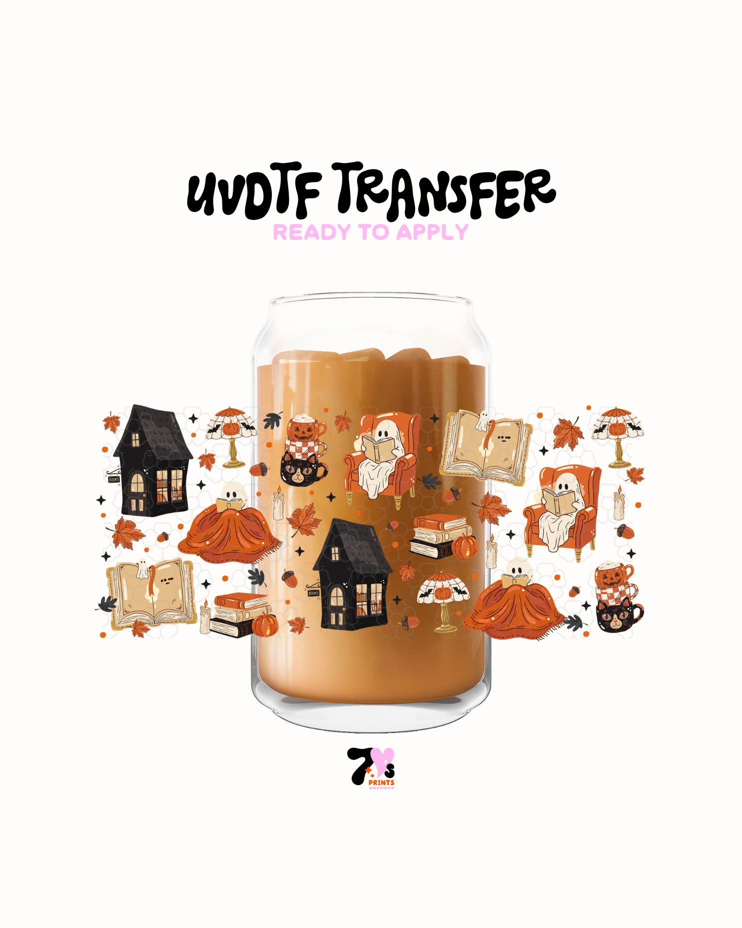 Scary ghost book reading vibes- UVDTF Wrap