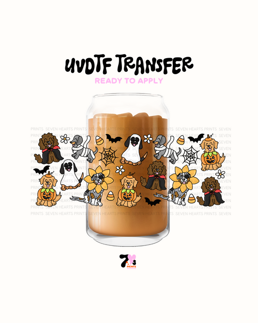 Spooky Dogs - UVDTF Wrap