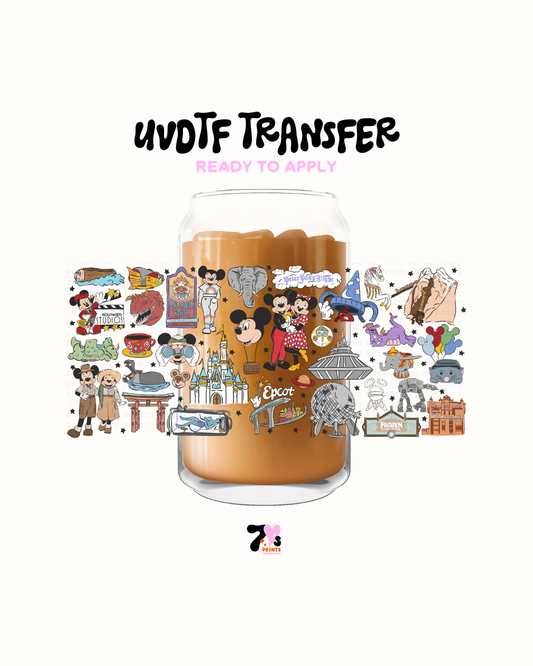 Vinatge Friends - UVDTF Wrap