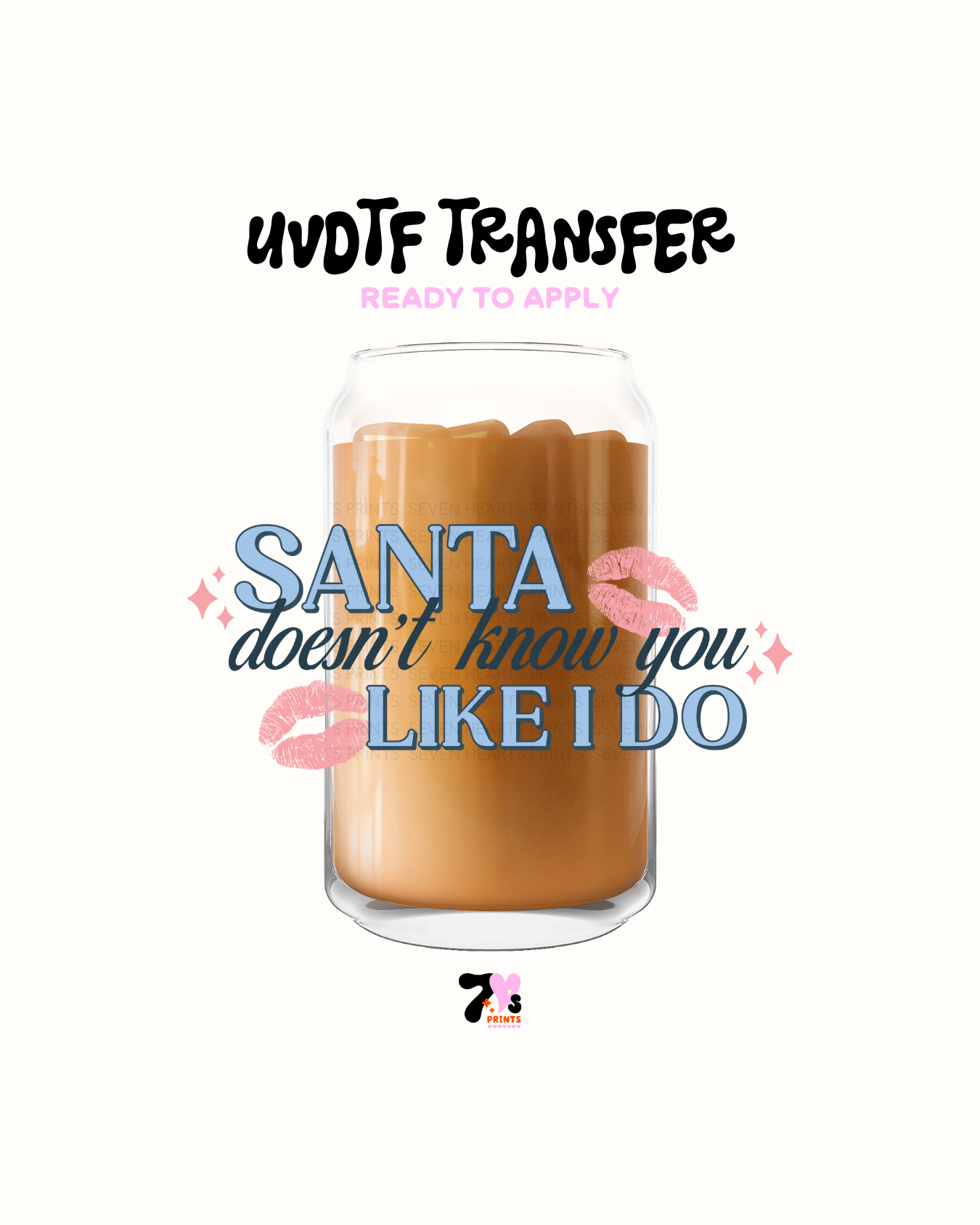 Santa like I do - UVDTF Decal