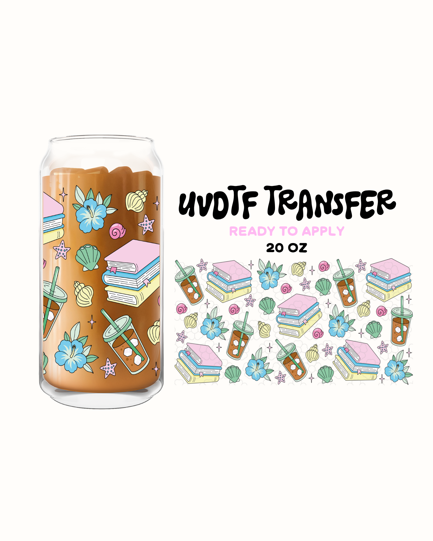 Summer vibes - UVDTF 20oz Cup Wrap