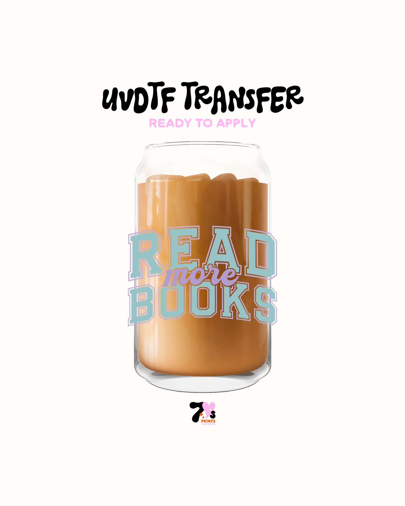 Read more books - UVDTF Decal