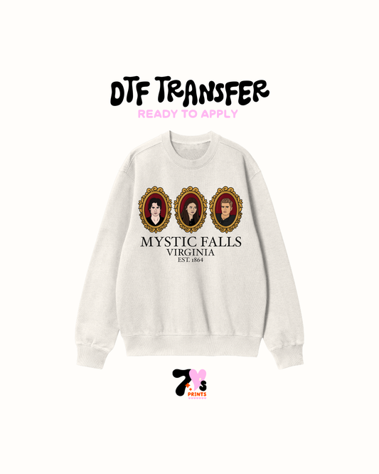 Mystic falls virginia  EST 1864- DTF Transfers