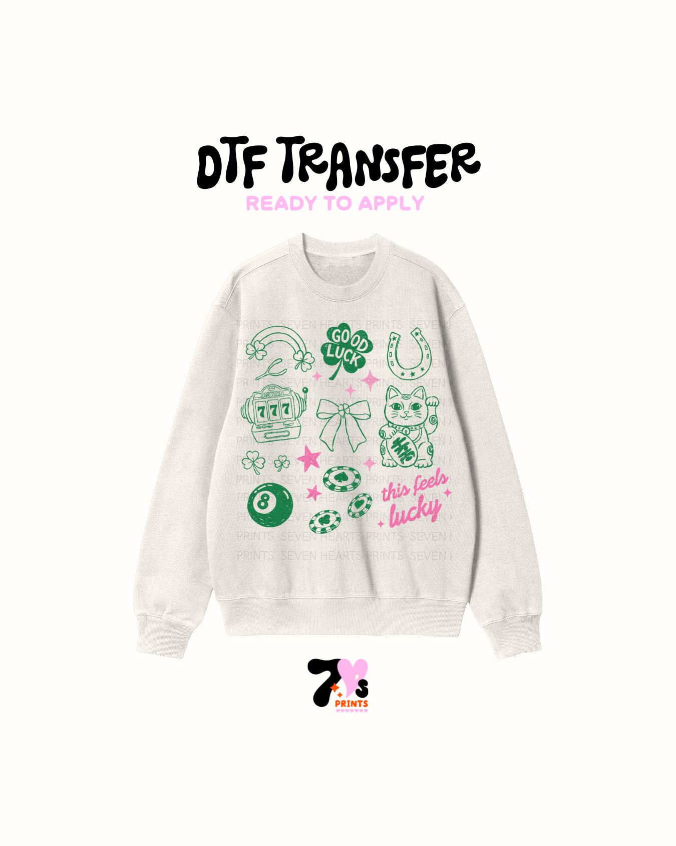 Good luck this feel lucky - DTF Transfers