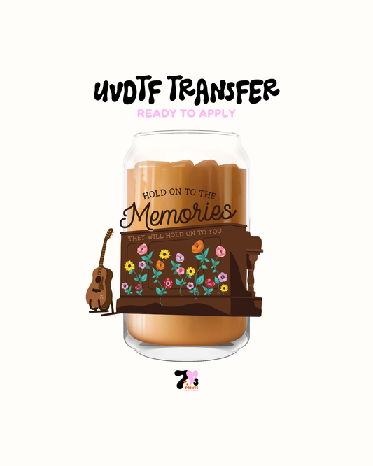 Hold on to memories - UVDTF Decal