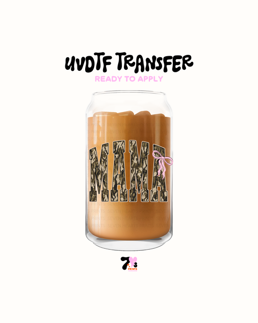 MAMA camo- UVDTF Decal