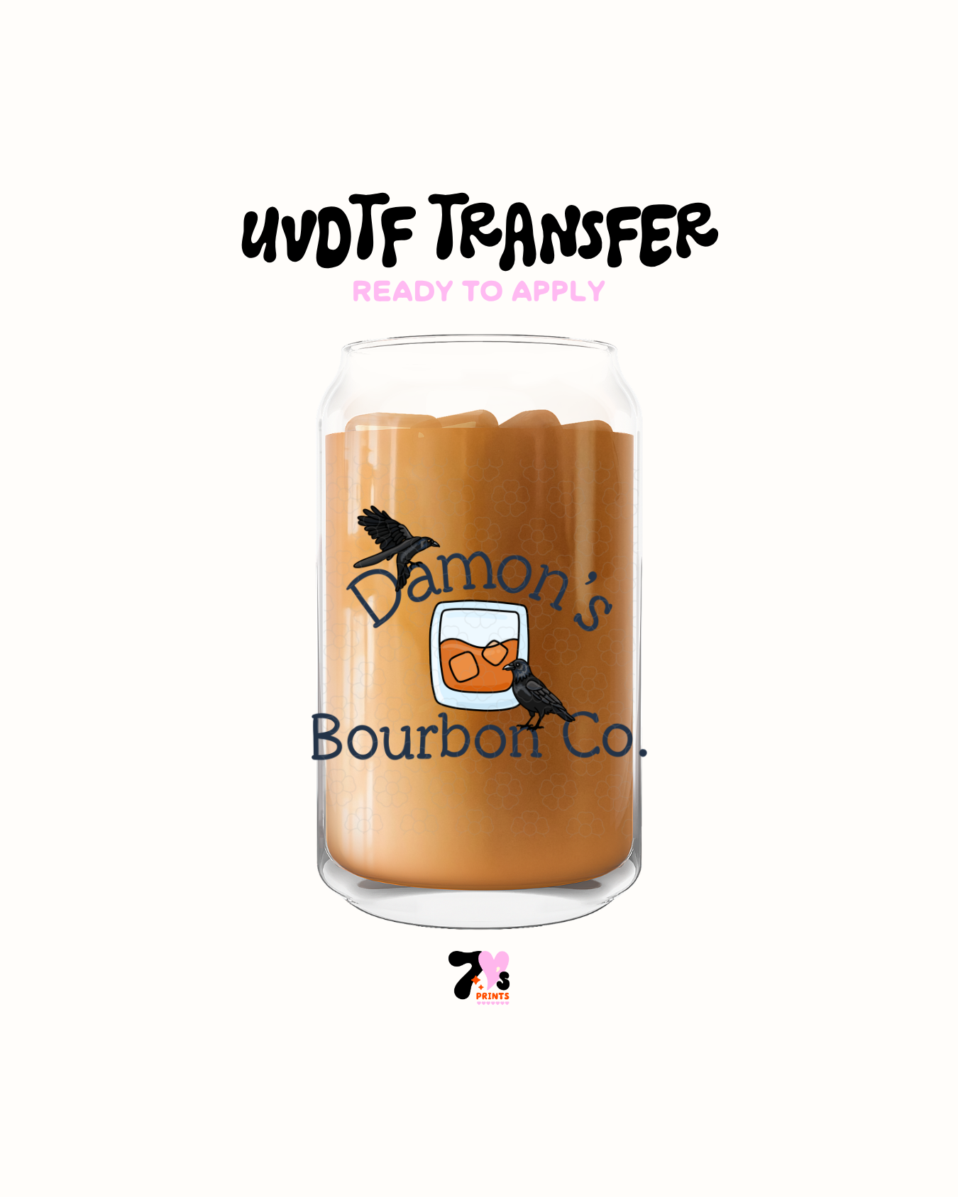 Damons bourbon co - UVDTF Decal
