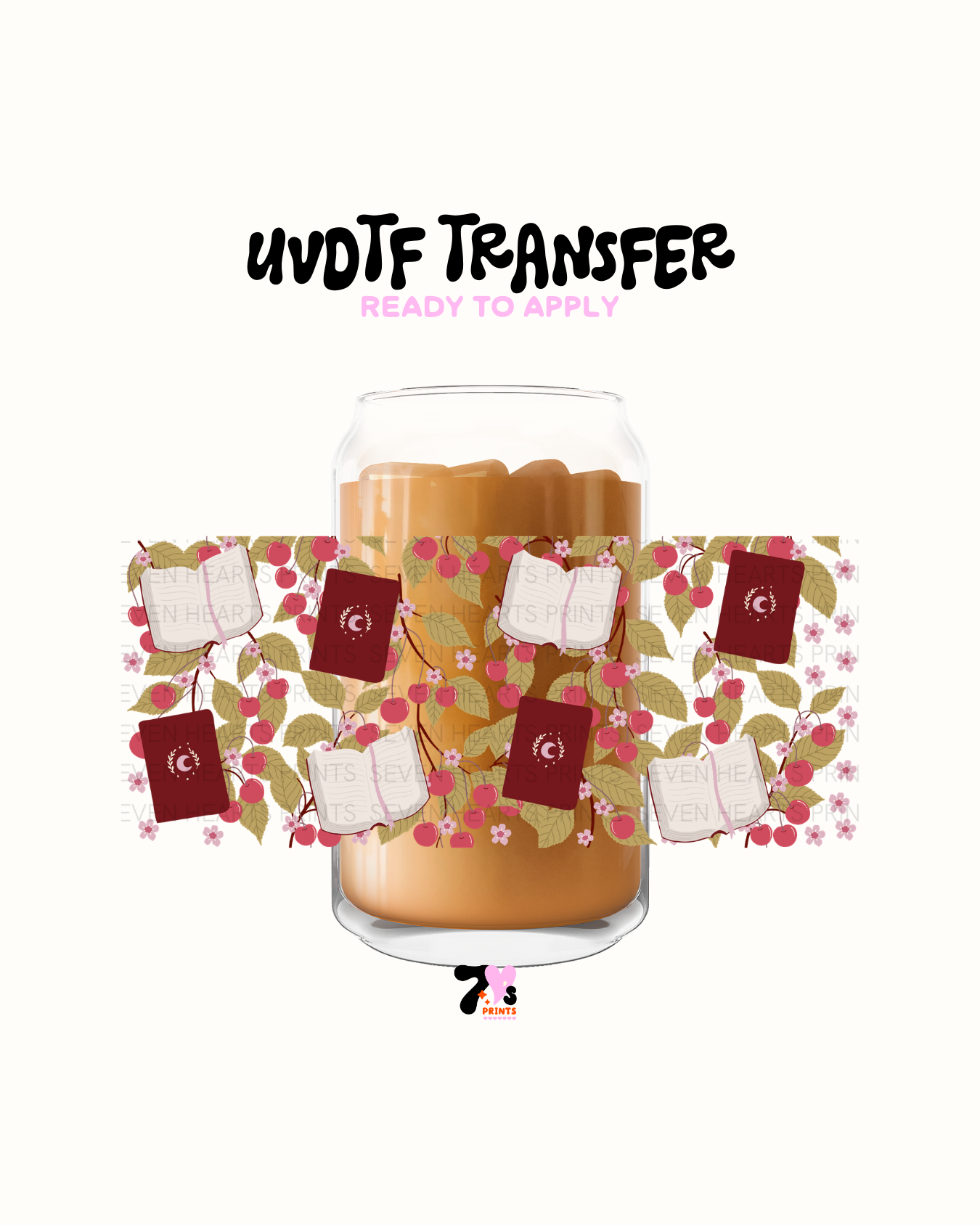 Palm reader and flowers - UVDTF Wrap