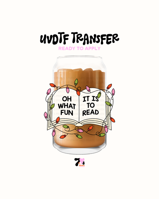 Oh what fun - UVDTF Decal