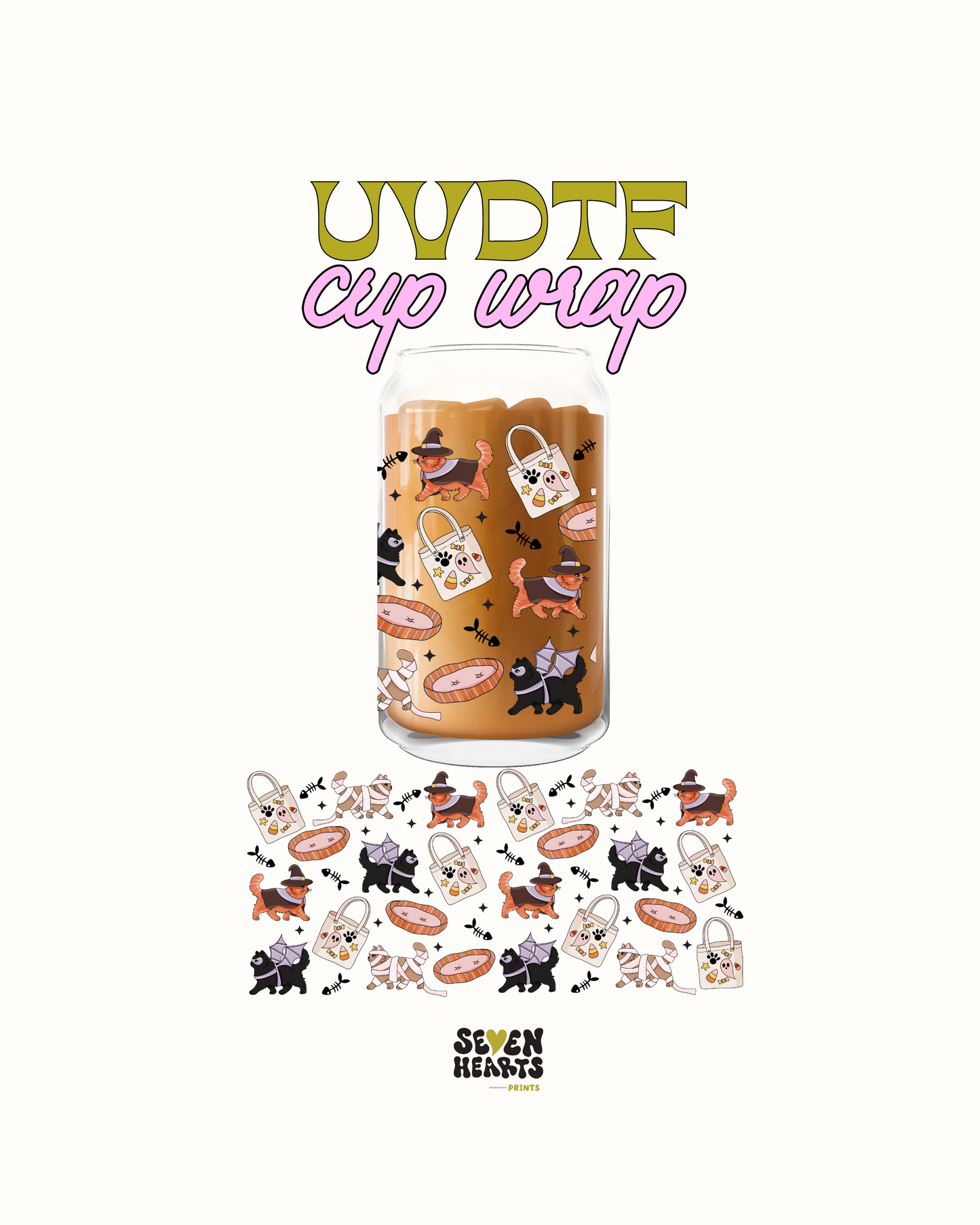 mummy cats- UVDTF