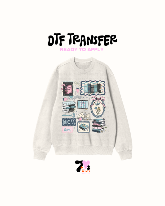 Books love - DTF Transfers