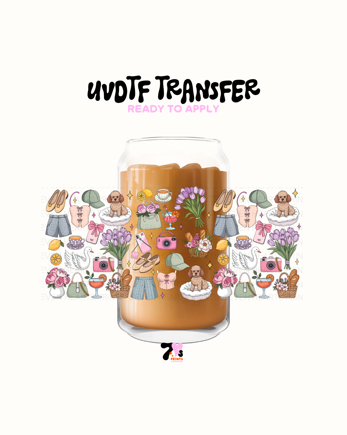 Cute Spring Vibes - UVDTF Wrap
