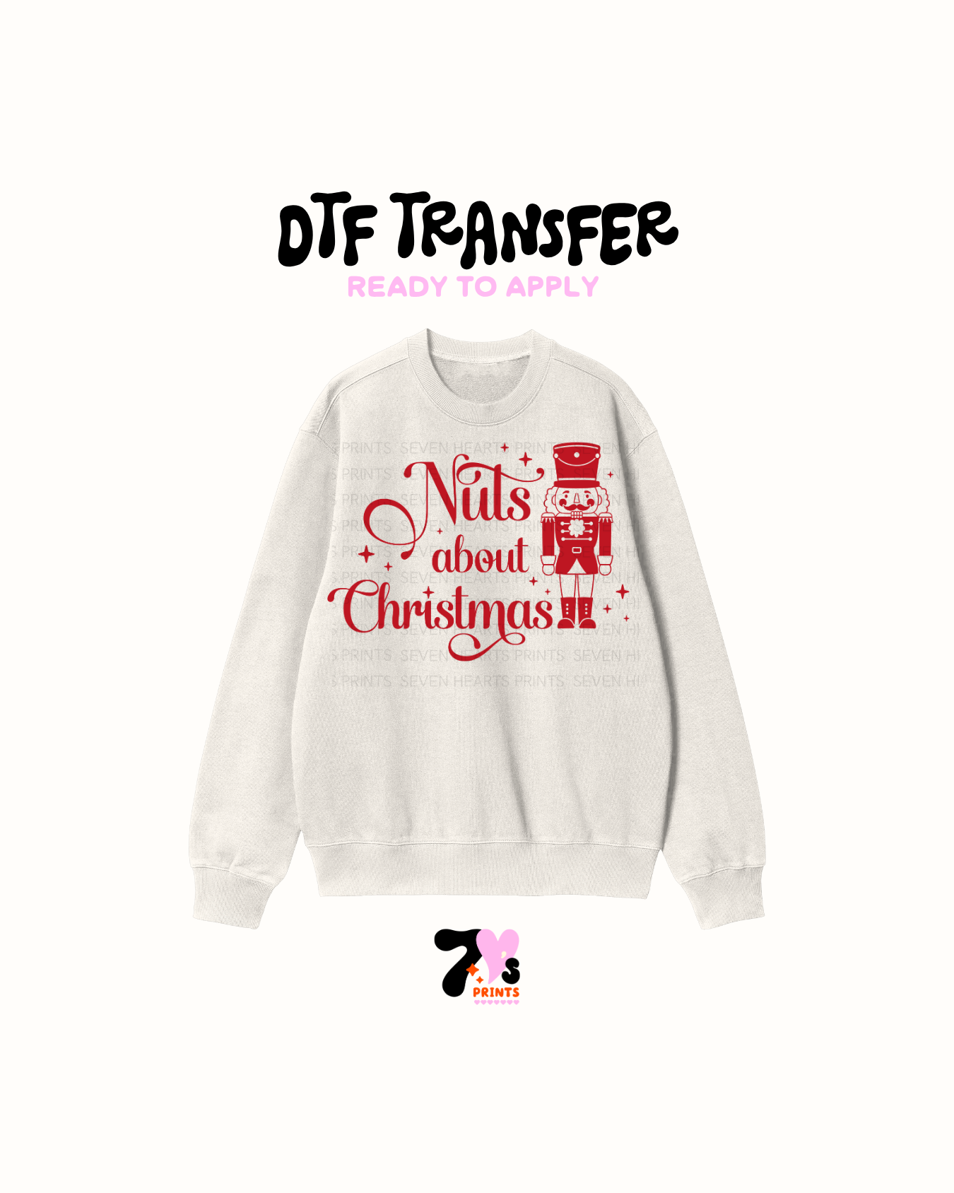 Nuts about xmas - DTF Transfers