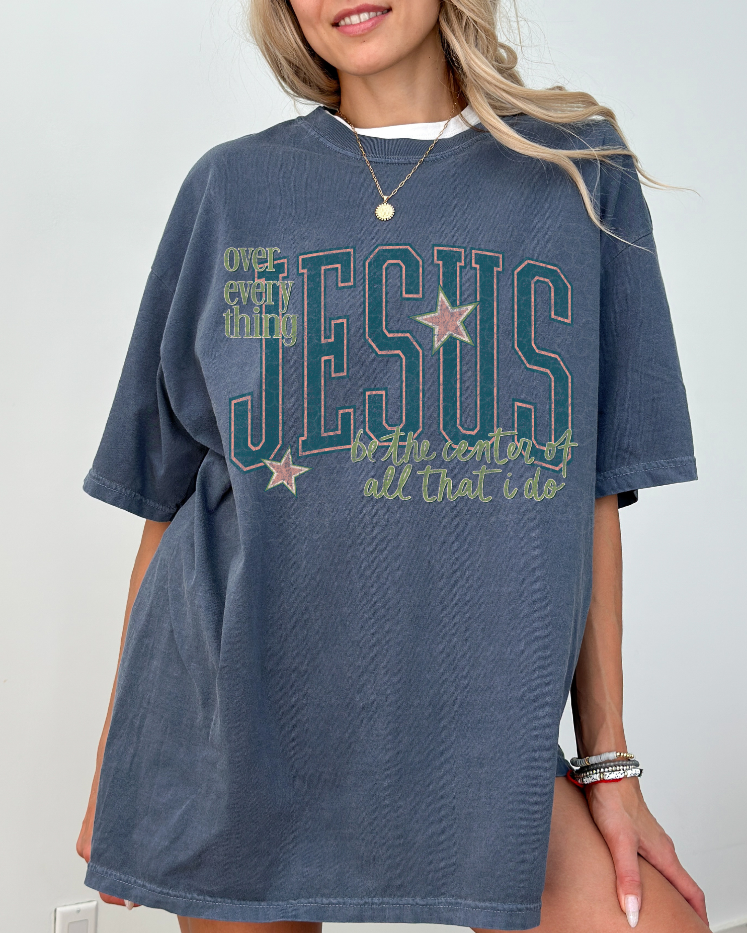 Over everything Jesus - DTF Transfers