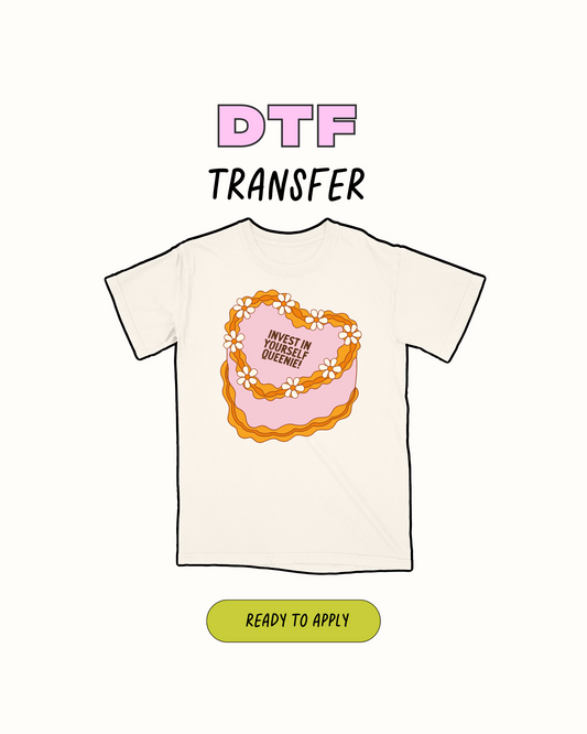 Invierte en ti mismo - Transferencia DTF