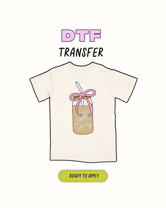 Iced coffee princess - DTF Transfer