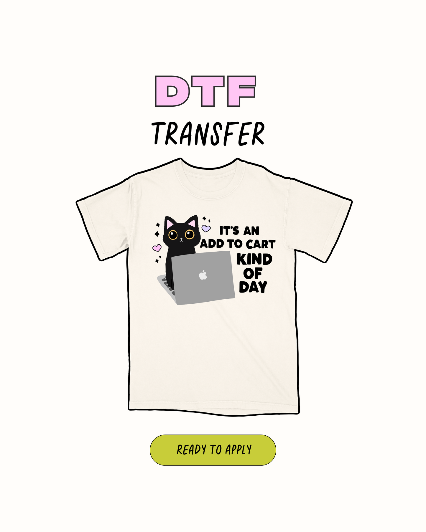 Its and add to car kind of day - DTF Transfer