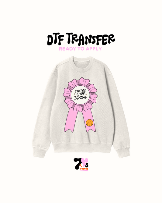 TikTok shop pink - DTF Transfer