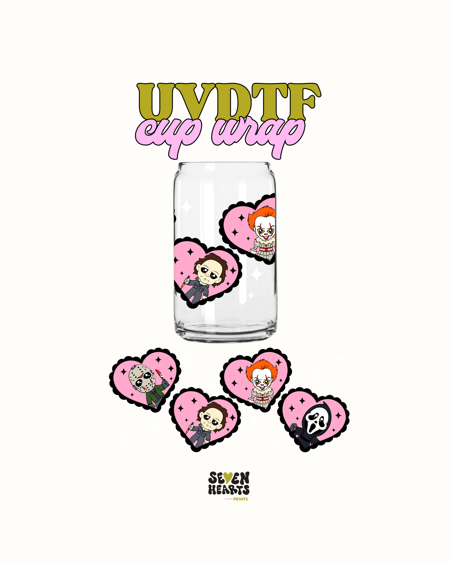 Horror del corazón - UV DTF 