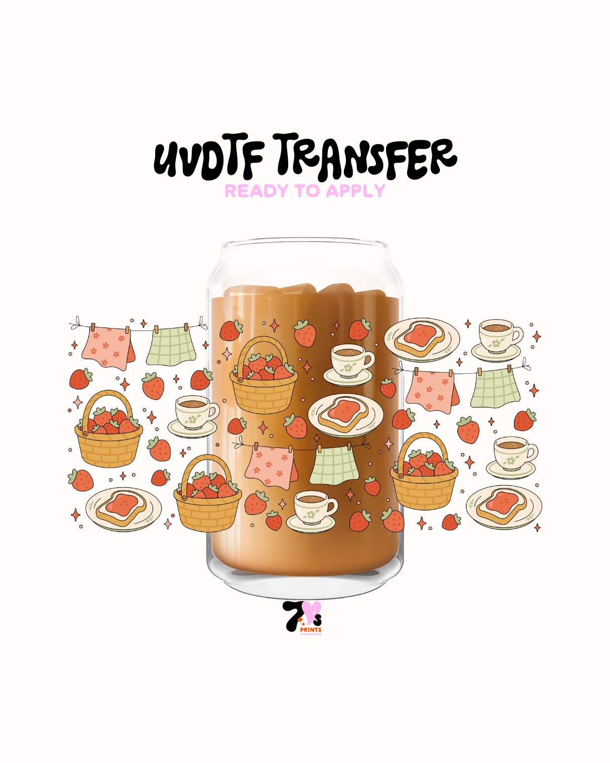 Strawberry picnic - UVDTF Wraps