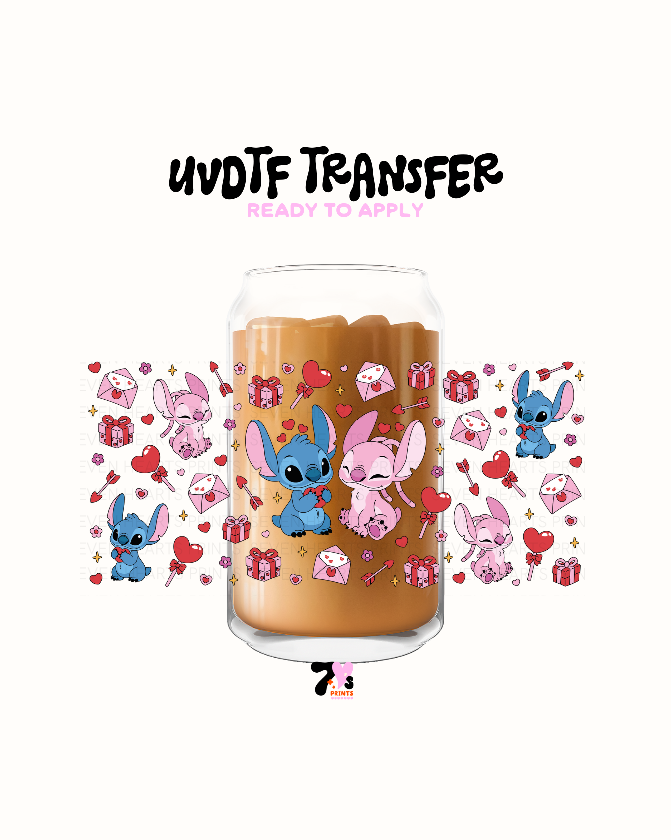 Valentine Blue Alien - UVDTF Wrap