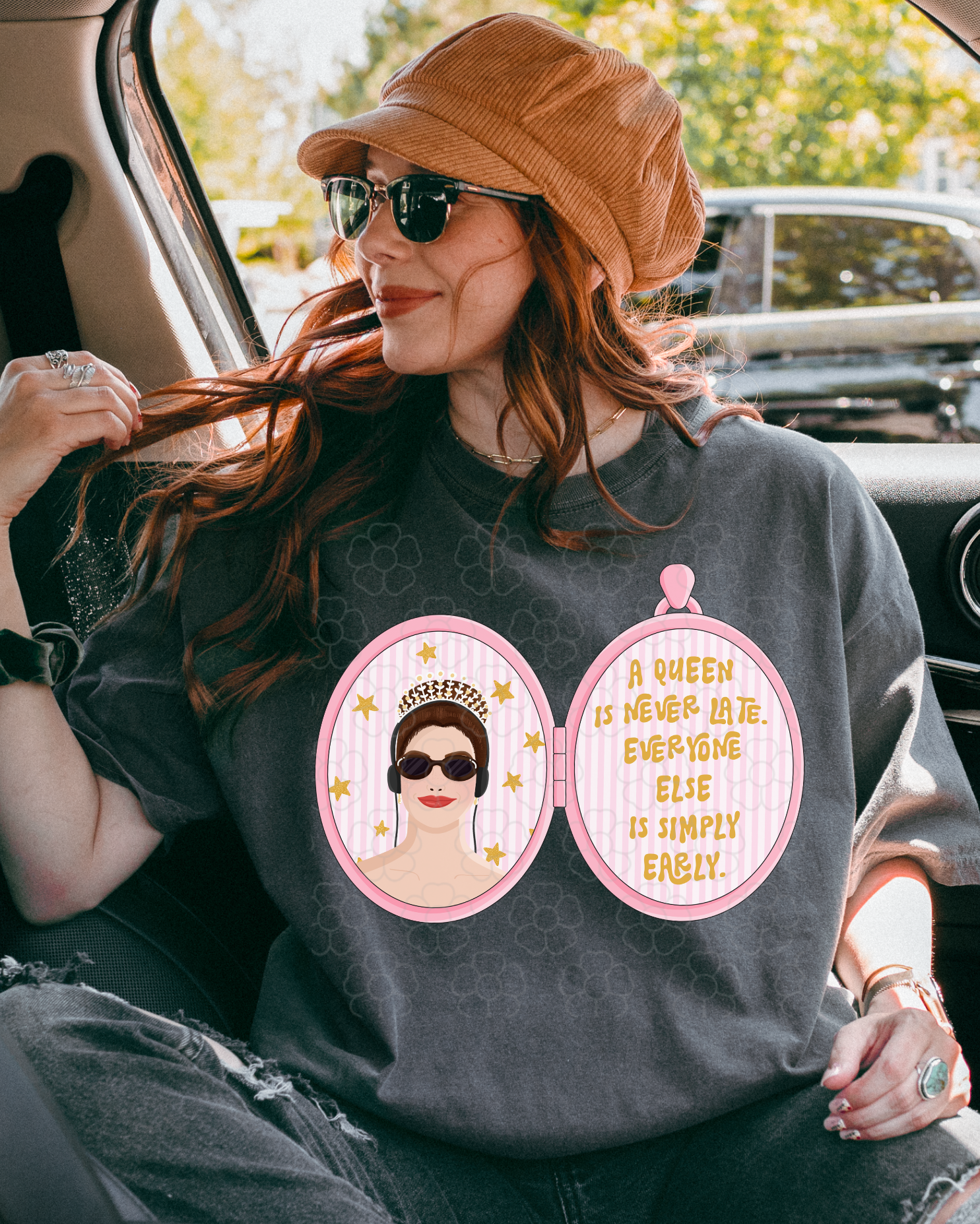 A queen is never late - DTF Transfers