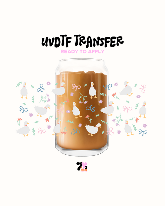 Bows and goose - UVDTF Wrap