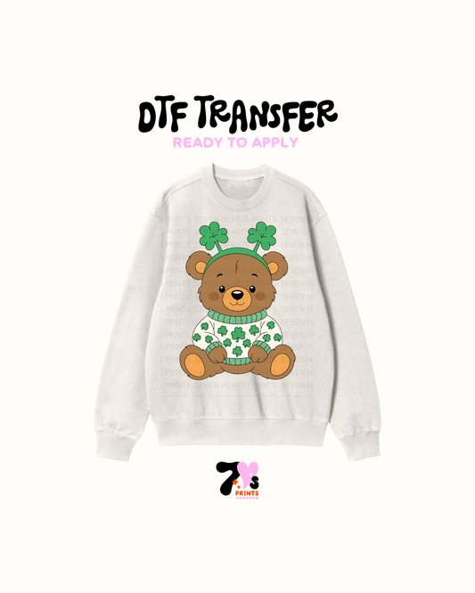 Lucky Cute Bear - DTF Transfers