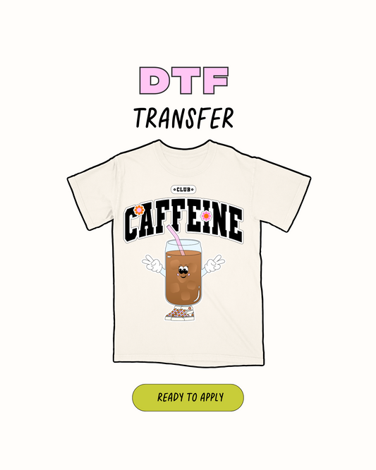 Transferencia DTF de Club Cafeína