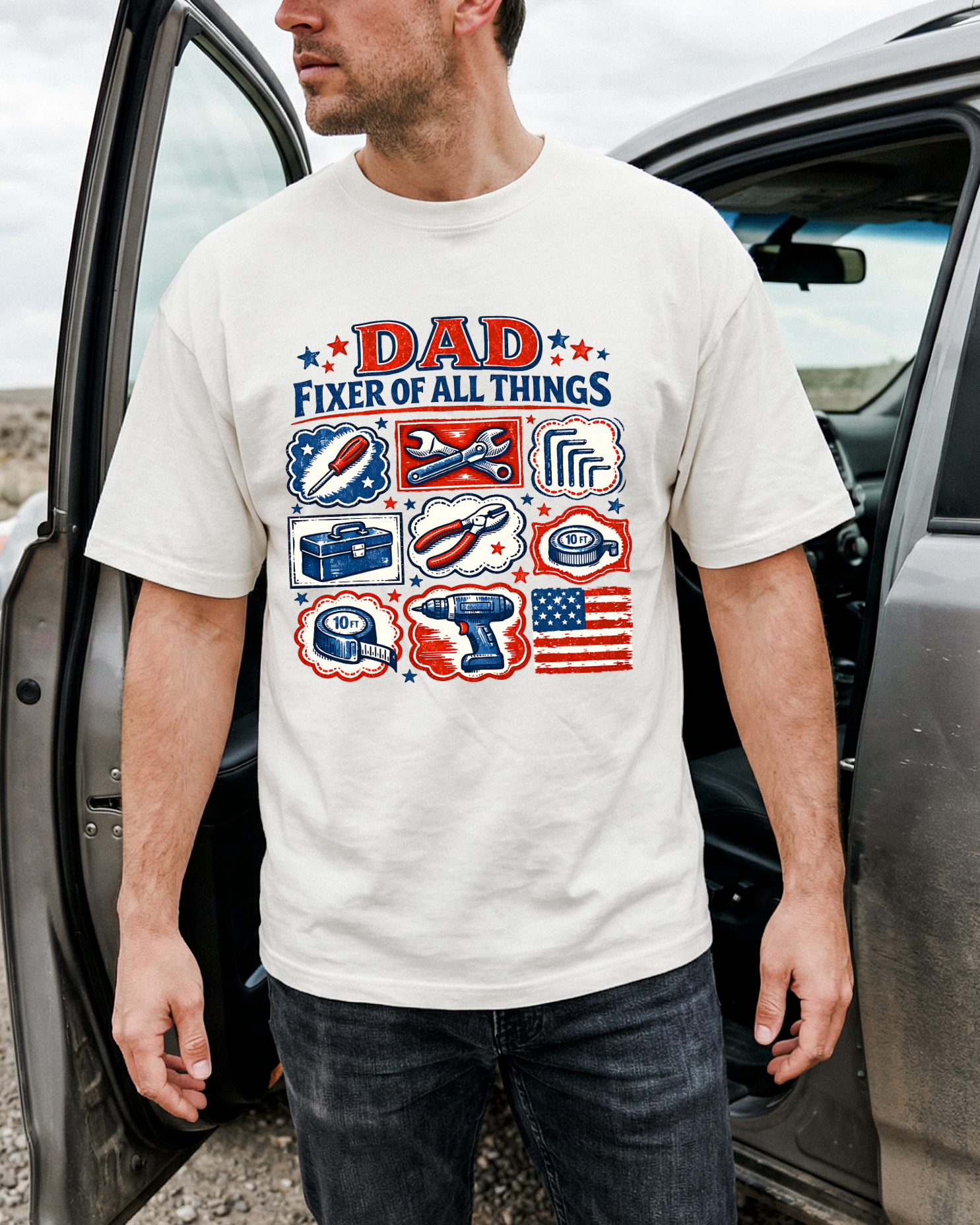 Dad fixer of all things  DTF Transfers