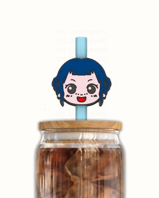 Zoey 3D Straw Topper