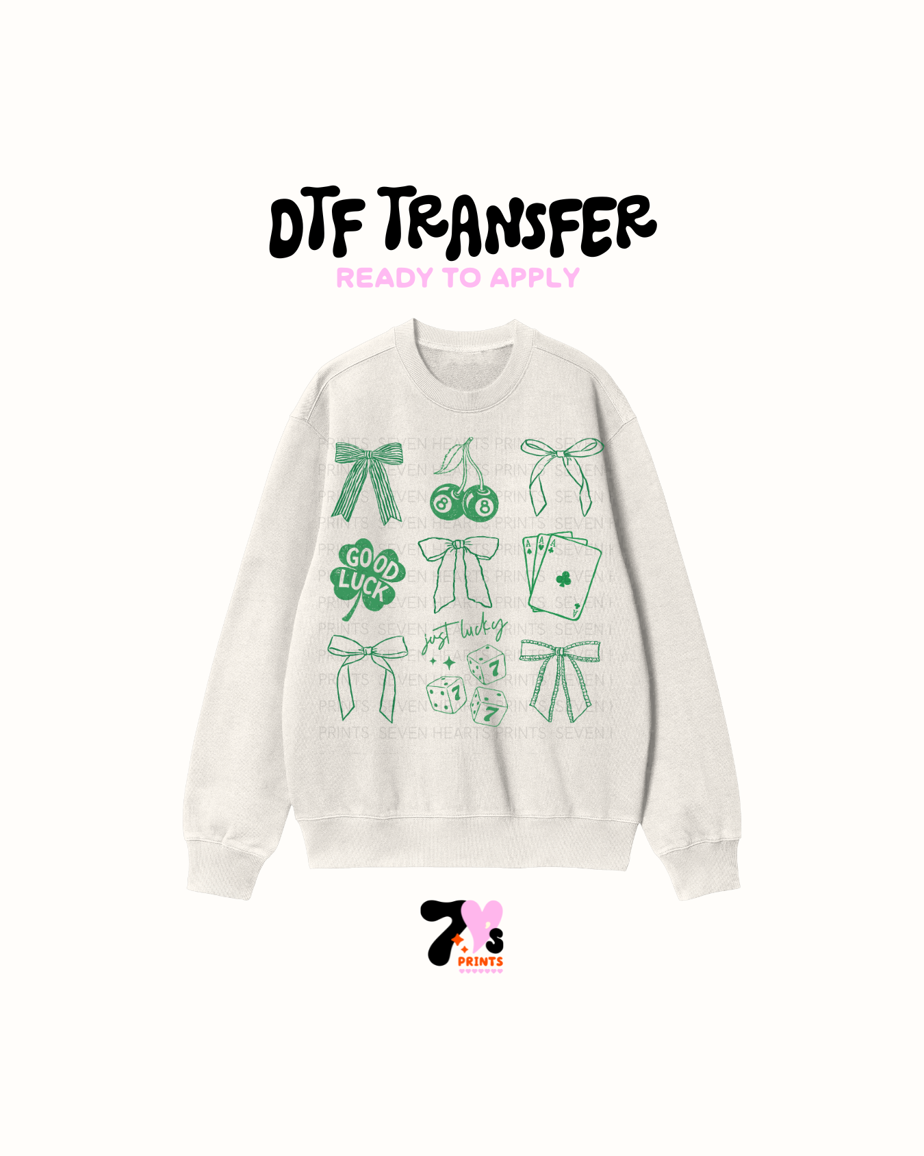 Good luck your just lucky - DTF Transfers