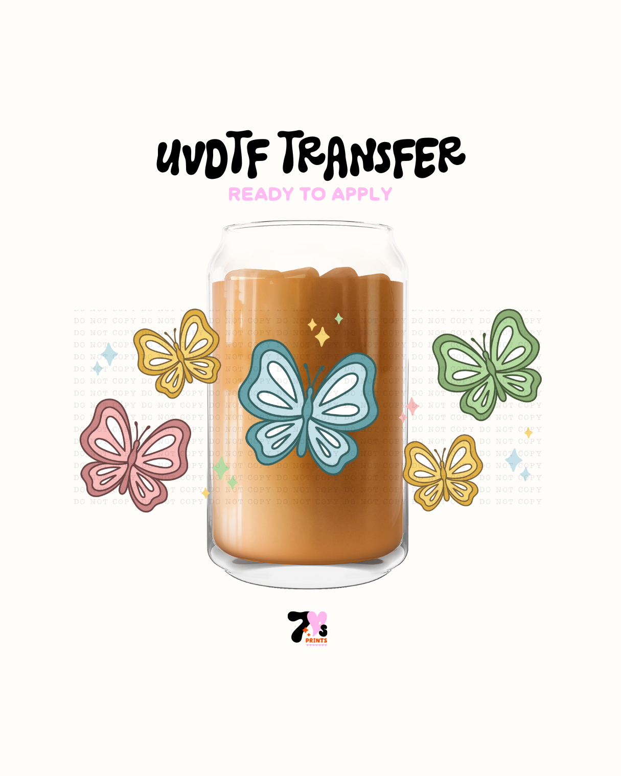 Cute butterflies - UVDTF Wrap