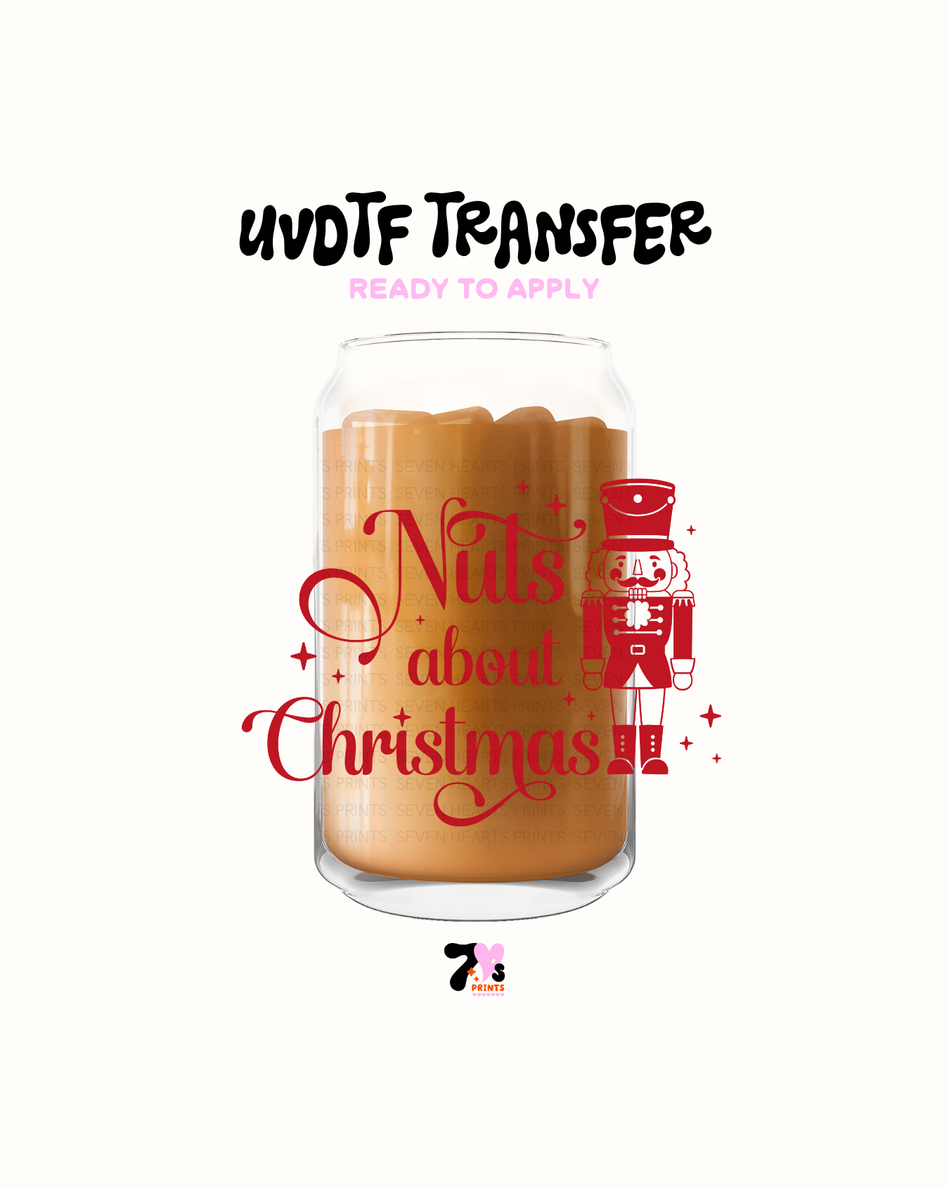 Nuts about xmas - UVDTF Decal
