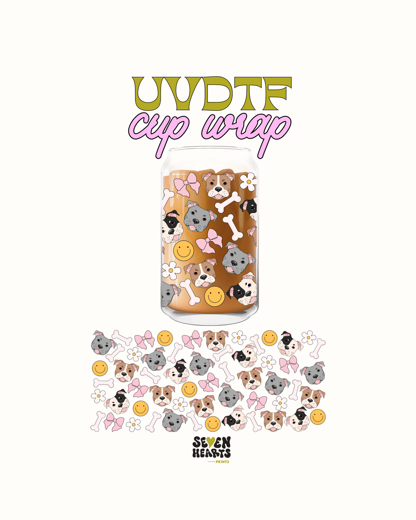 Dogs and bows - UVDTF