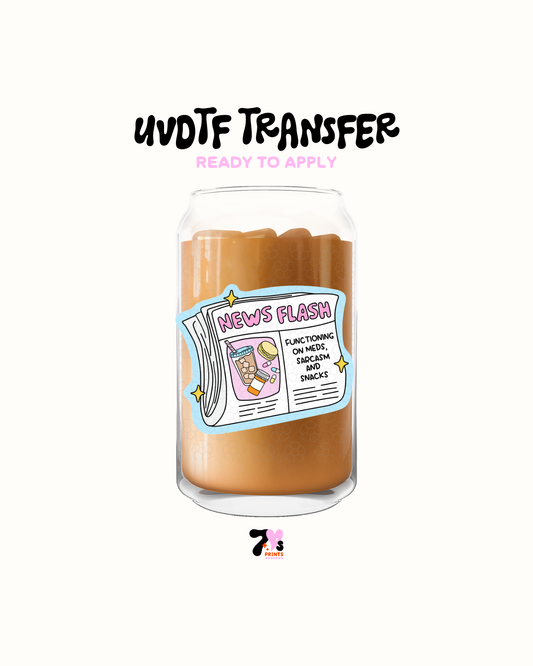 News flash- UVDTF Decal