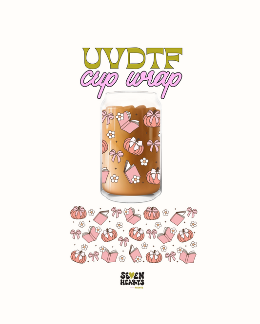 pumpkin flowers  and bows - UVDTF