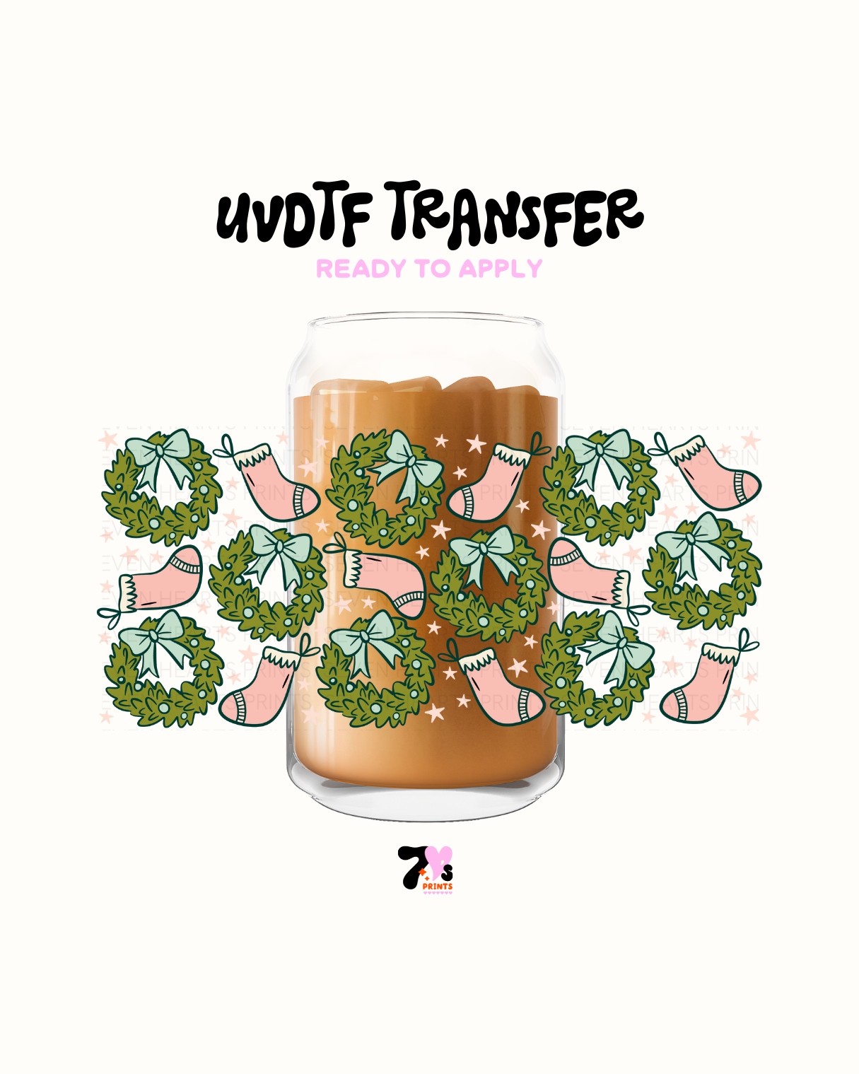 Xmas Wreath- UVDTF Wraps