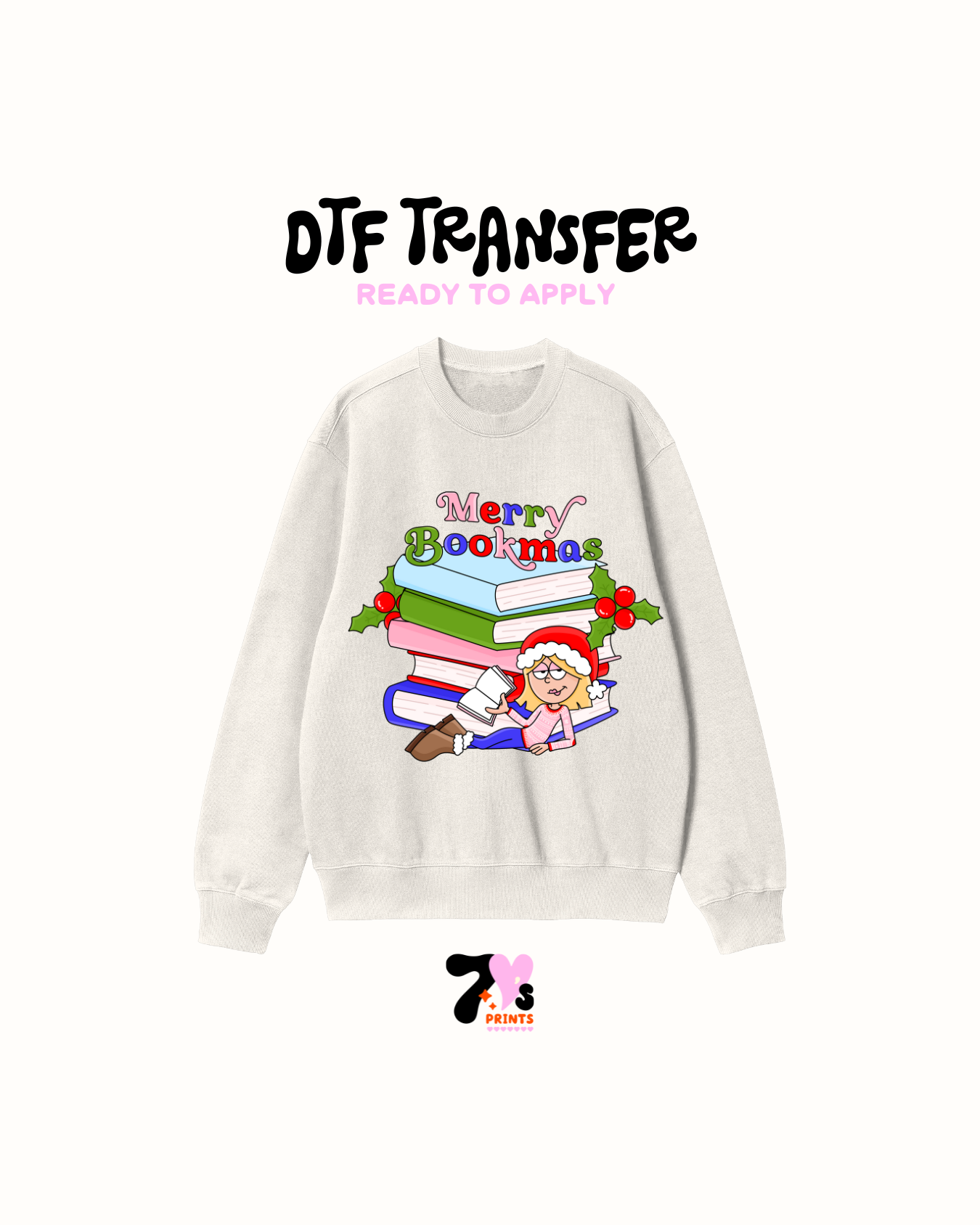 Merry bookmas -  DTF Transfers