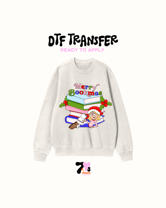 Merry bookmas -  DTF Transfers