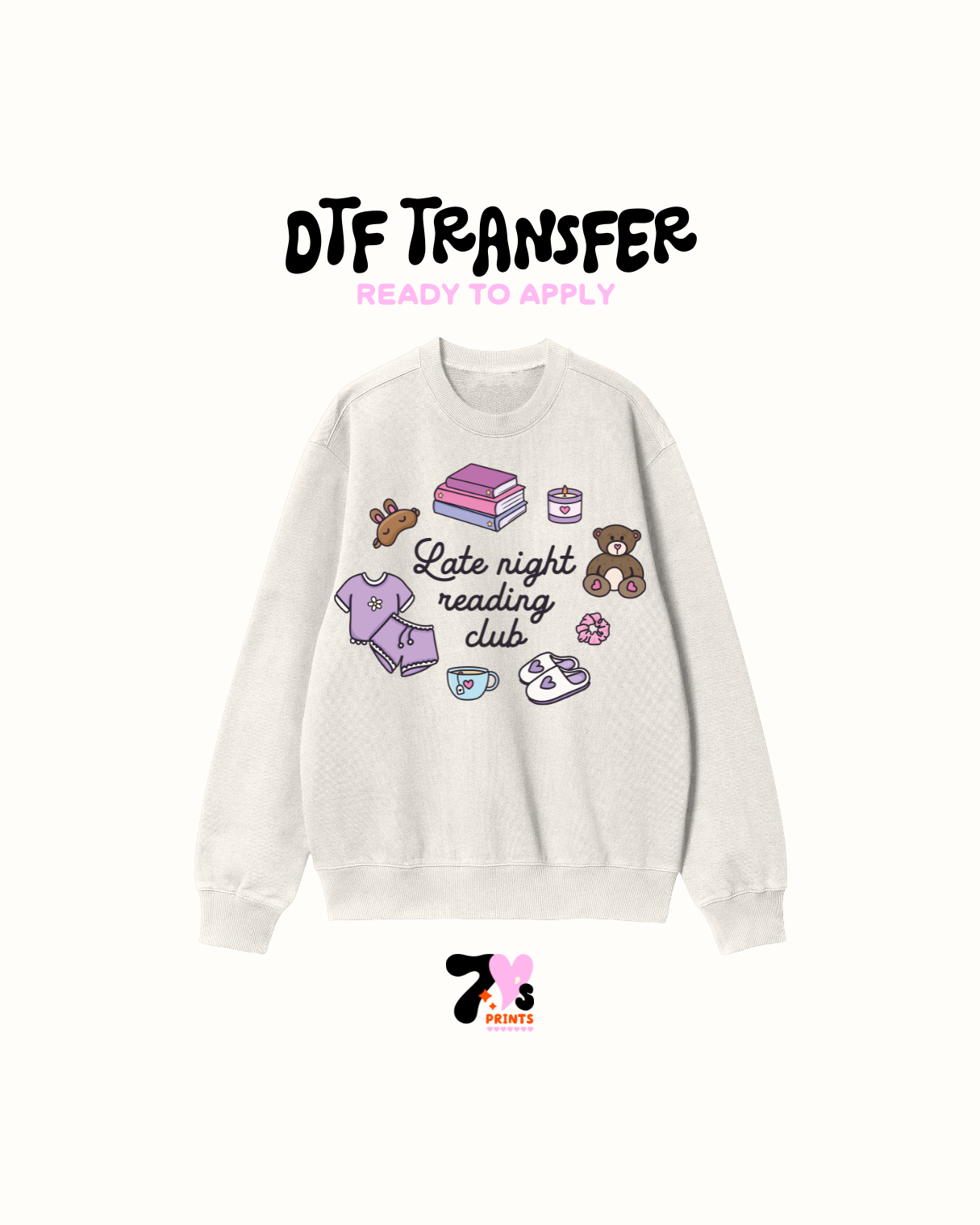 Late night reading club - DTF Transfer