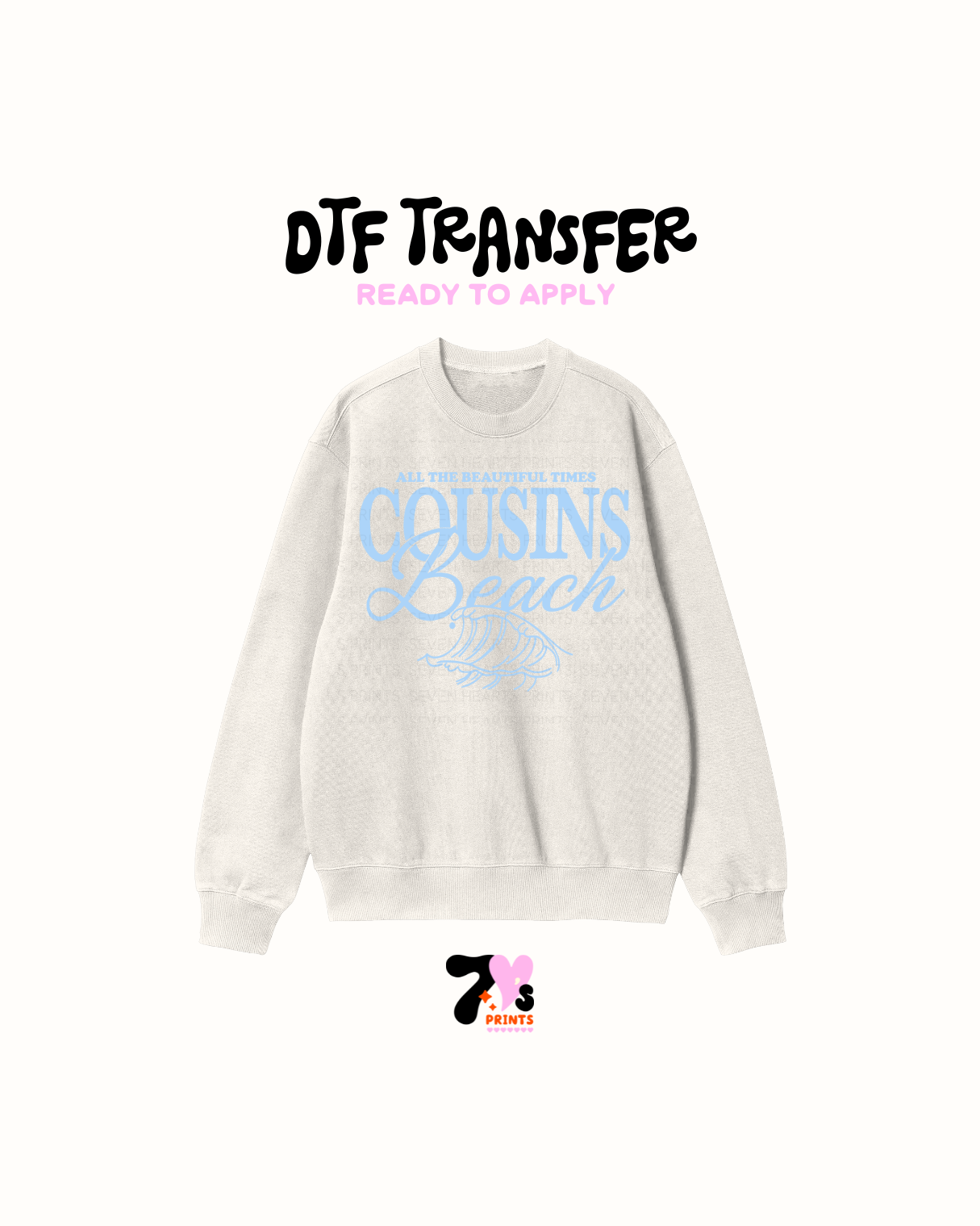 Cousins beach - DTF Transfer