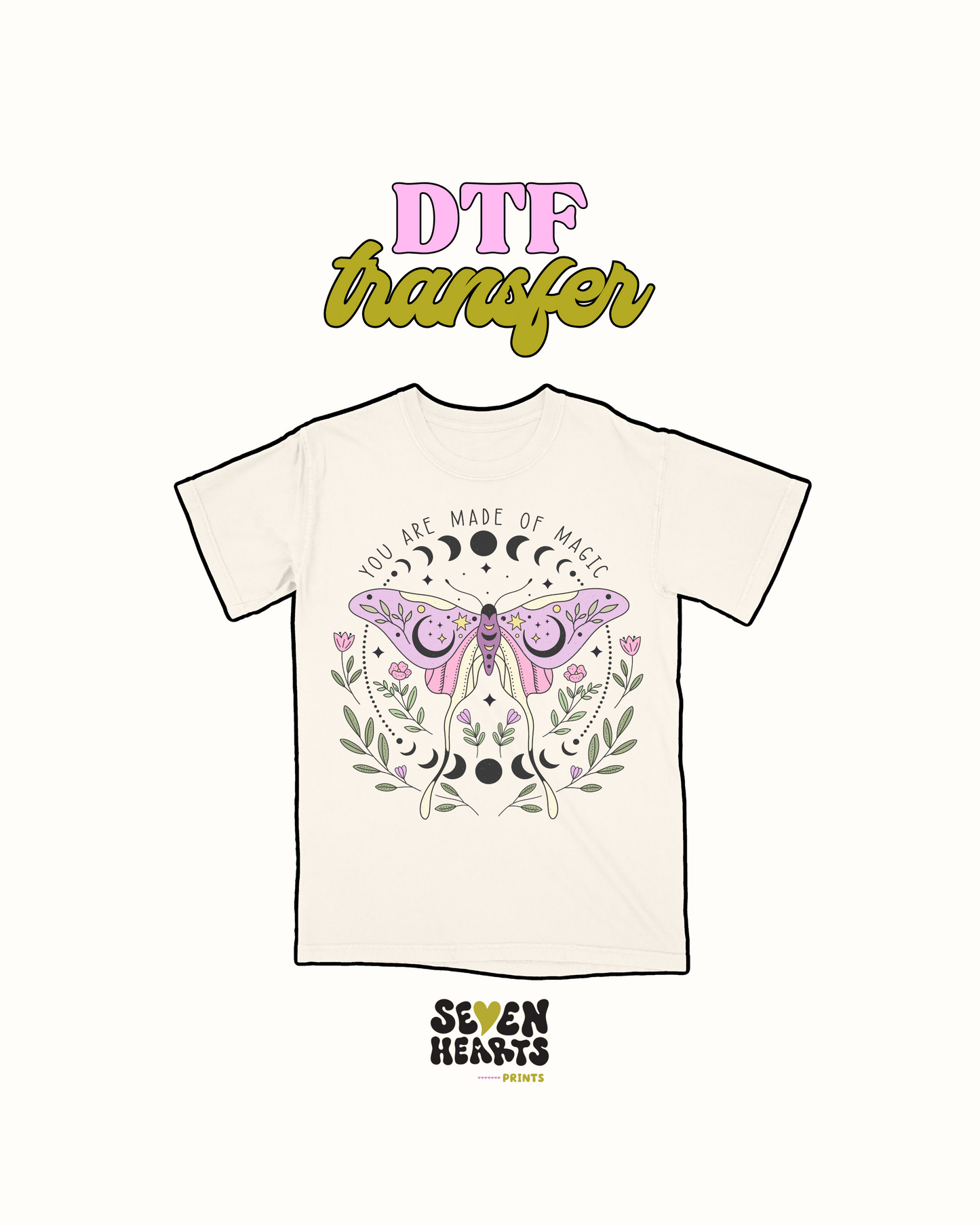 Estás hecho de magia - Transferencia DTF