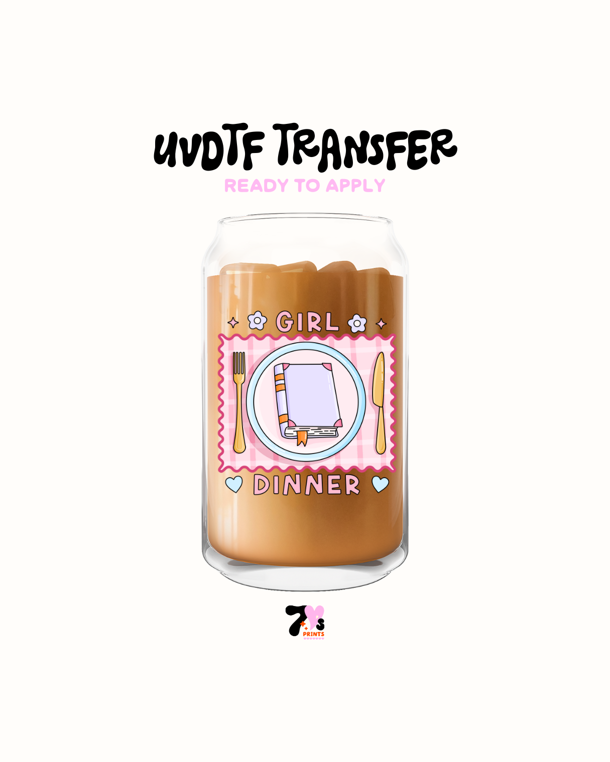 Girl Dinner - UVDTF Decal