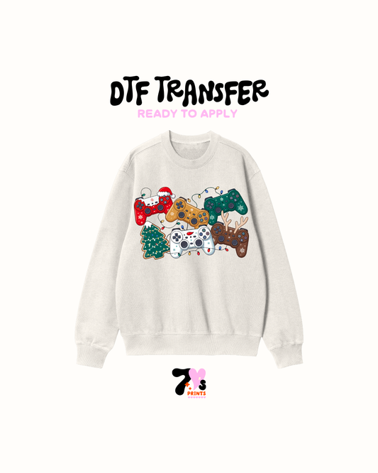 Gaming xmas -  DTF Transfers