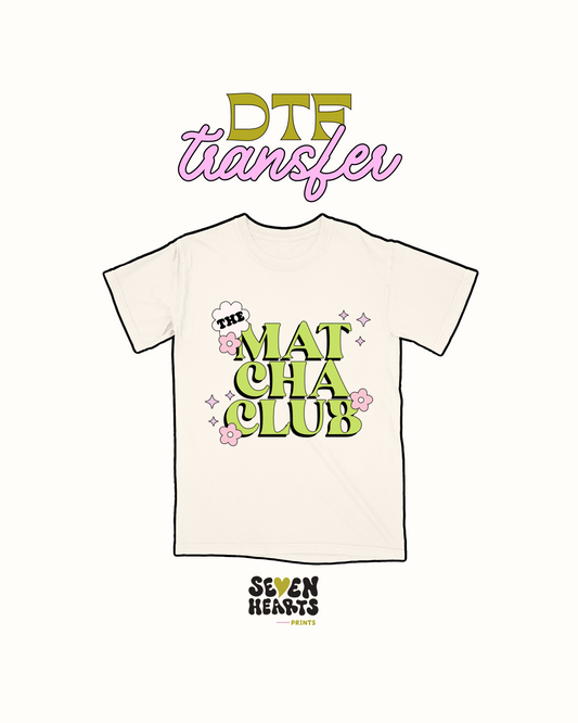 matcha club - DTF Transfer