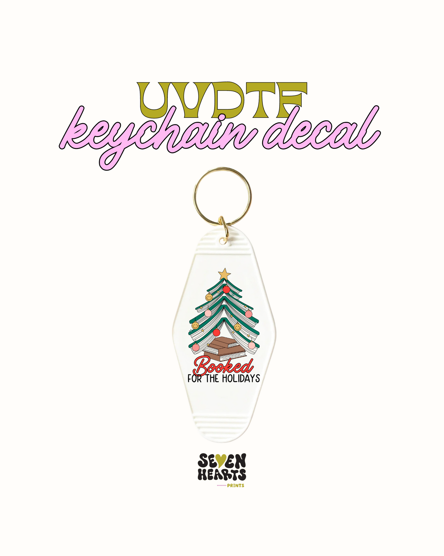 Booked for the holidays - Set of 5 UVDTF